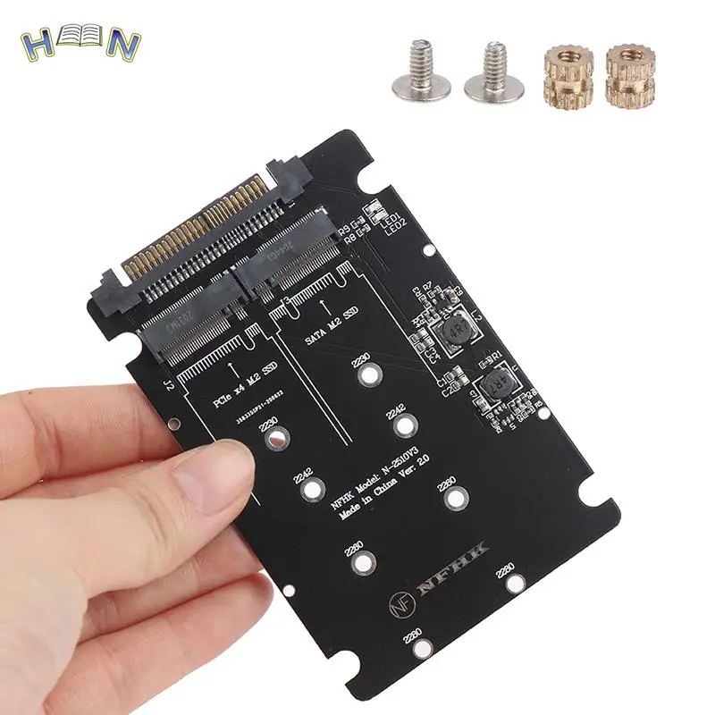 SATA M.2 SSD на 2,5 дюйма SATA NVMe M.2 NGFF SSD на SFF-8639 Адаптер-конвертер 1 шт. Карта адаптера для настольных компьютеров
SATA M.2 SSD на 2,5 дюйма SATA NVMe M.2 NGFF SSD на SFF-8639 Адаптер-конвертер 1 шт. Карта адаптера для настольных компьютеров