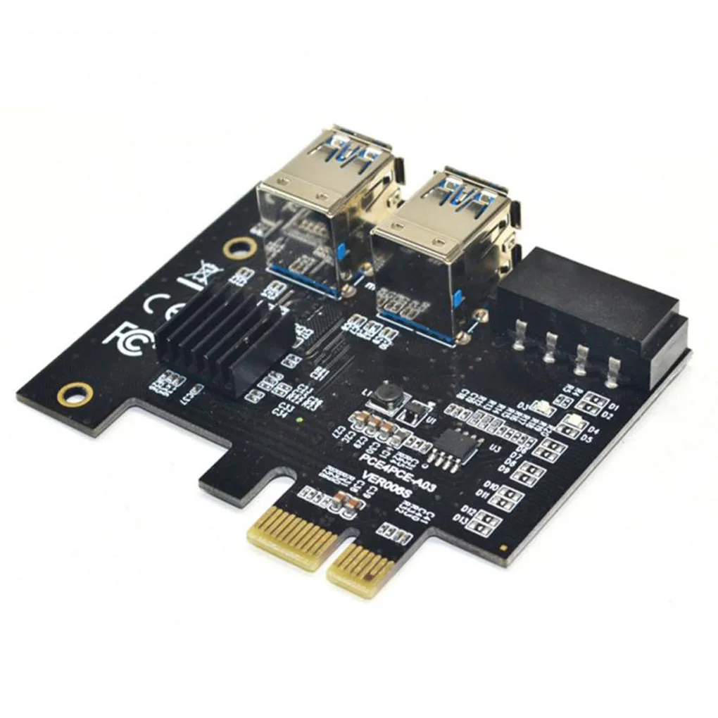 PCI-E 1X Adapter 1 to 4 Extender Quick Speed PCI-express Splitter Converter Board Expansion Card PCB Circuitboard
PCI-E 1X Adapter 1 to 4 Extender Quick Speed PCI-express Splitter Converter Board Expansion Card PCB Circuitboard