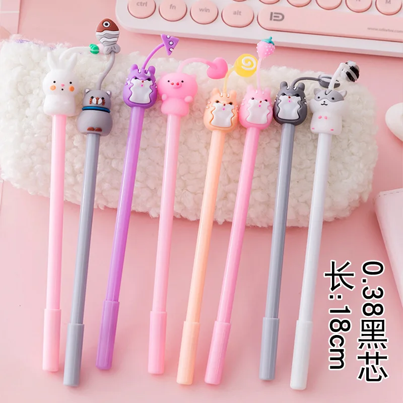 48 Pcs Cartoon Cute Neutral Pen Water Pen Black Water 0.38mm Pen Creative Student Stationery Small Prize Gift Pen Wholesale
48 Pcs Cartoon Cute Neutral Pen Water Pen Black Water 0.38mm Pen Creative Student Stationery Small Prize Gift Pen Wholesale