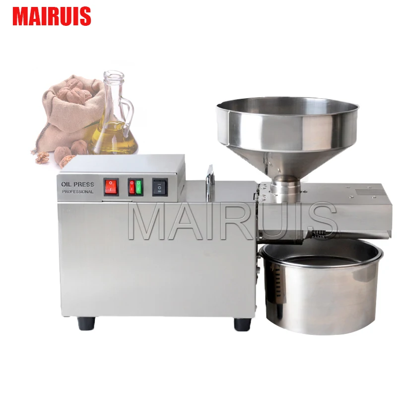 220V Stainless Steel Household Commercial Oil Press Machine , Cold Press Linseed Oil Extrator Presser
220V Stainless Steel Household Commercial Oil Press Machine , Cold Press Linseed Oil Extrator Presser
