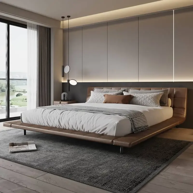Low Profile Elegant Bed Double Platform European Modern Bedroom Bases Bed Lit Pliable Nightstands Cama Matrimonio Furniture
Low Profile Elegant Bed Double Platform European Modern Bedroom Bases Bed Lit Pliable Nightstands Cama Matrimonio Furniture