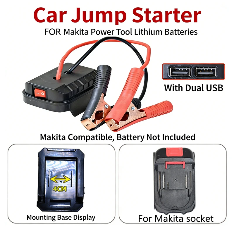 For Makita 18V 21V Li-ion Battery Adapter DIY Battery Cable Connector Output Adapter BL1830 BL1840 BL1850 For Electric Drills
For Makita 18V 21V Li-ion Battery Adapter DIY Battery Cable Connector Output Adapter BL1830 BL1840 BL1850 For Electric Drills
