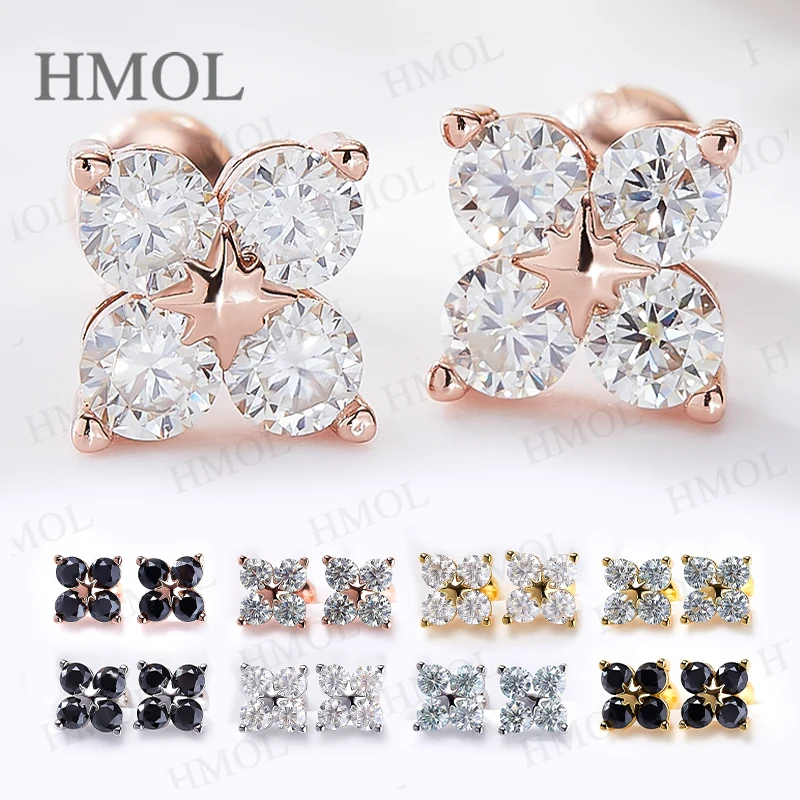 White Black Aqua Blue Color Round Moissanite Stud Earrings for Women Man 4 Stones Classic s925 Sterling Silver GRA Gift Jewelry
White Black Aqua Blue Color Round Moissanite Stud Earrings for Women Man 4 Stones Classic s925 Sterling Silver GRA Gift Jewelry