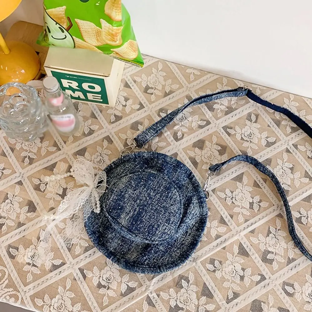Portable Vintage Denim Hat Crossbody Bag Large Capacity Solid Color Denim Canvas Bag Casual Handbag Jeans Shoulder Bag Girl
Portable Vintage Denim Hat Crossbody Bag Large Capacity Solid Color Denim Canvas Bag Casual Handbag Jeans Shoulder Bag Girl
