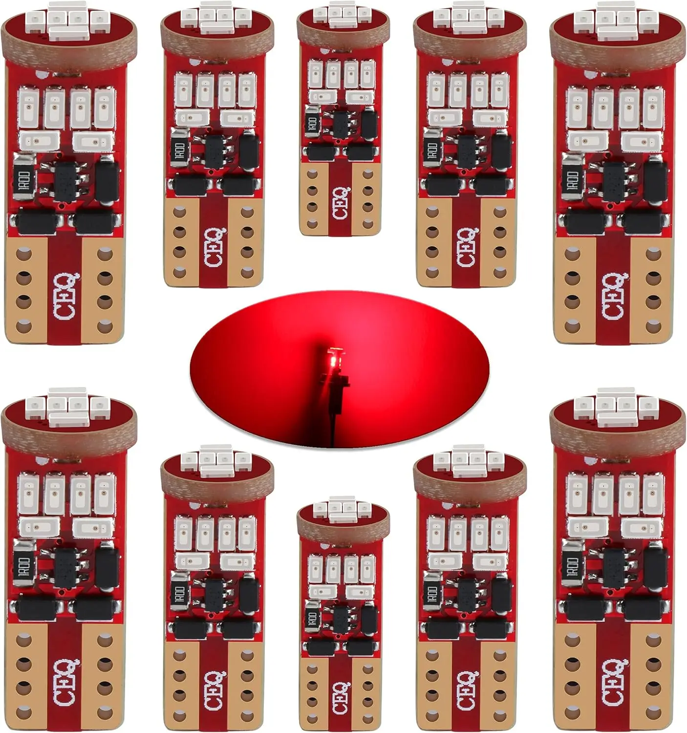 10 светодиодных ламп T10 Wedge 194 168, красный боковой габаритный станок, бирка, внутренняя карта, купол, проходные, внутренние задние фонари, задние фонари 2825 W5W LL 17 
10 светодиодных ламп T10 Wedge 194 168, красный боковой габаритный станок, бирка, внутренняя карта, купол, проходные, внутренние задние фонари, задние фонари 2825 W5W LL 17