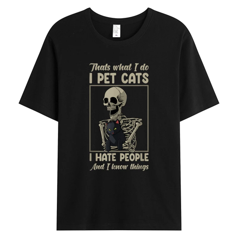 Skeleton Cat Kitten Lover Grumpy Skull Kitty Pet Owner Men's Cotton Fabric Oversize Printing Tops & Tees Tshirts 3XL T-shirt
Skeleton Cat Kitten Lover Grumpy Skull Kitty Pet Owner Men's Cotton Fabric Oversize Printing Tops & Tees Tshirts 3XL T-shirt