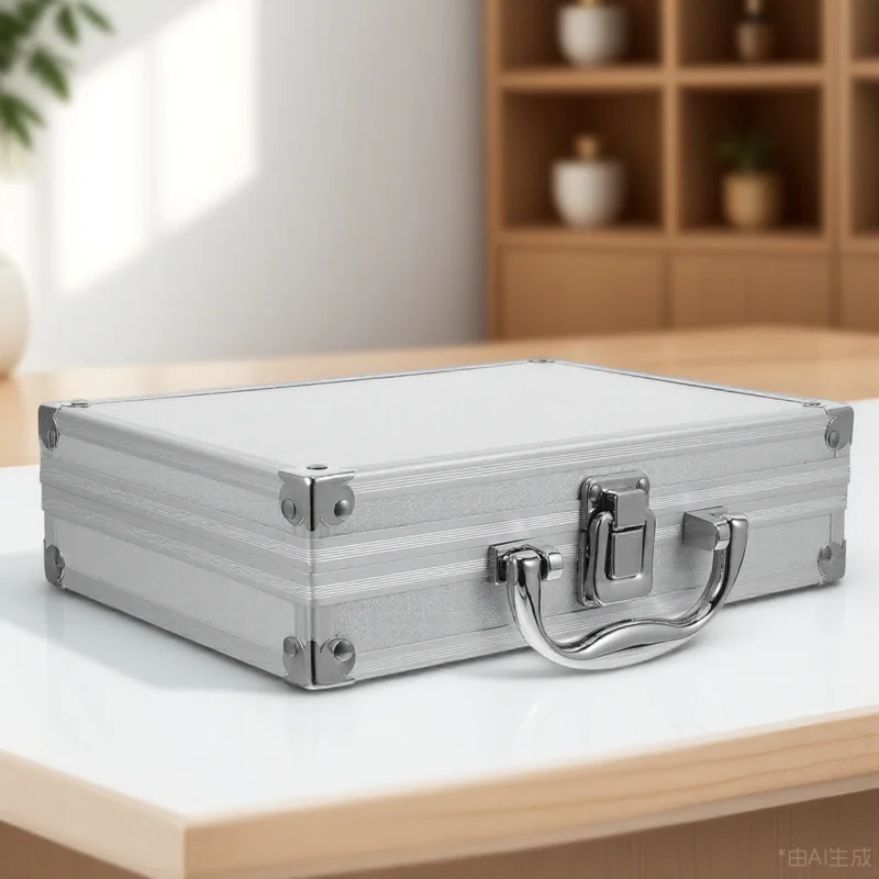 Aluminium Alloy Tool Storage Box Portable Small Capacity Toolbox Handheld Multi-Purpose Tools Organizer Compact Lightweight