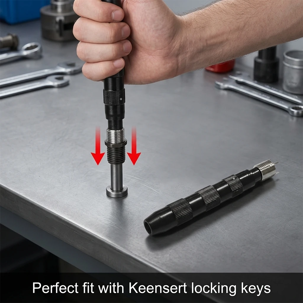 Keensert Installation Tool Key-locking Threaded Insert Manual Hand Tool for Professional Workshop Use
Keensert Installation Tool Key-locking Threaded Insert Manual Hand Tool for Professional Workshop Use
