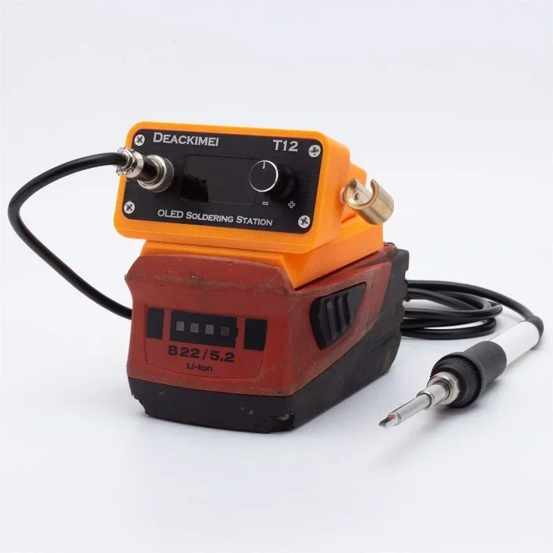T12 OLED Soldering Iron Quick Heating Wireless °C/°F Free Switching For HILTI B22 CPC Lithium Battery Electric Digital Soldering
T12 OLED Soldering Iron Quick Heating Wireless °C/°F Free Switching For HILTI B22 CPC Lithium Battery Electric Digital Soldering