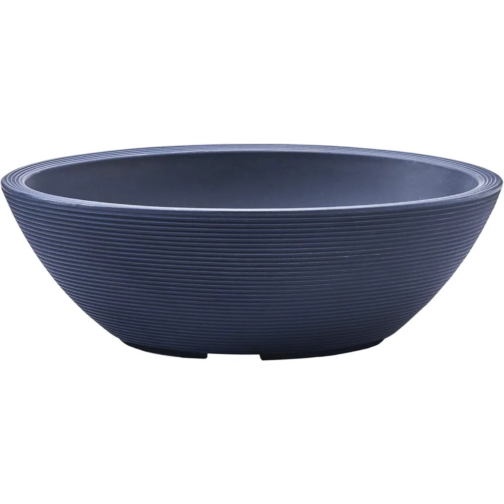 Crescent Garden Delano Oval Planter, Double-Walled Plant Pot, 30" x 21" (Midnight)
Crescent Garden Delano Oval Planter, Double-Walled Plant Pot, 30" x 21" (Midnight)