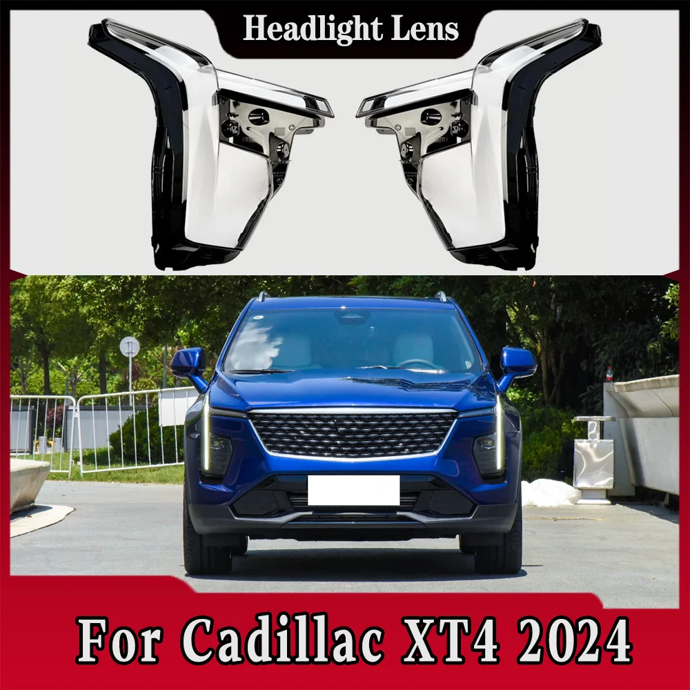 For Cadillac XT4 2024 Car Front Headlamp Cover Transparent Headlight Shell Lens Replace Original Lampshade Plexiglass
For Cadillac XT4 2024 Car Front Headlamp Cover Transparent Headlight Shell Lens Replace Original Lampshade Plexiglass