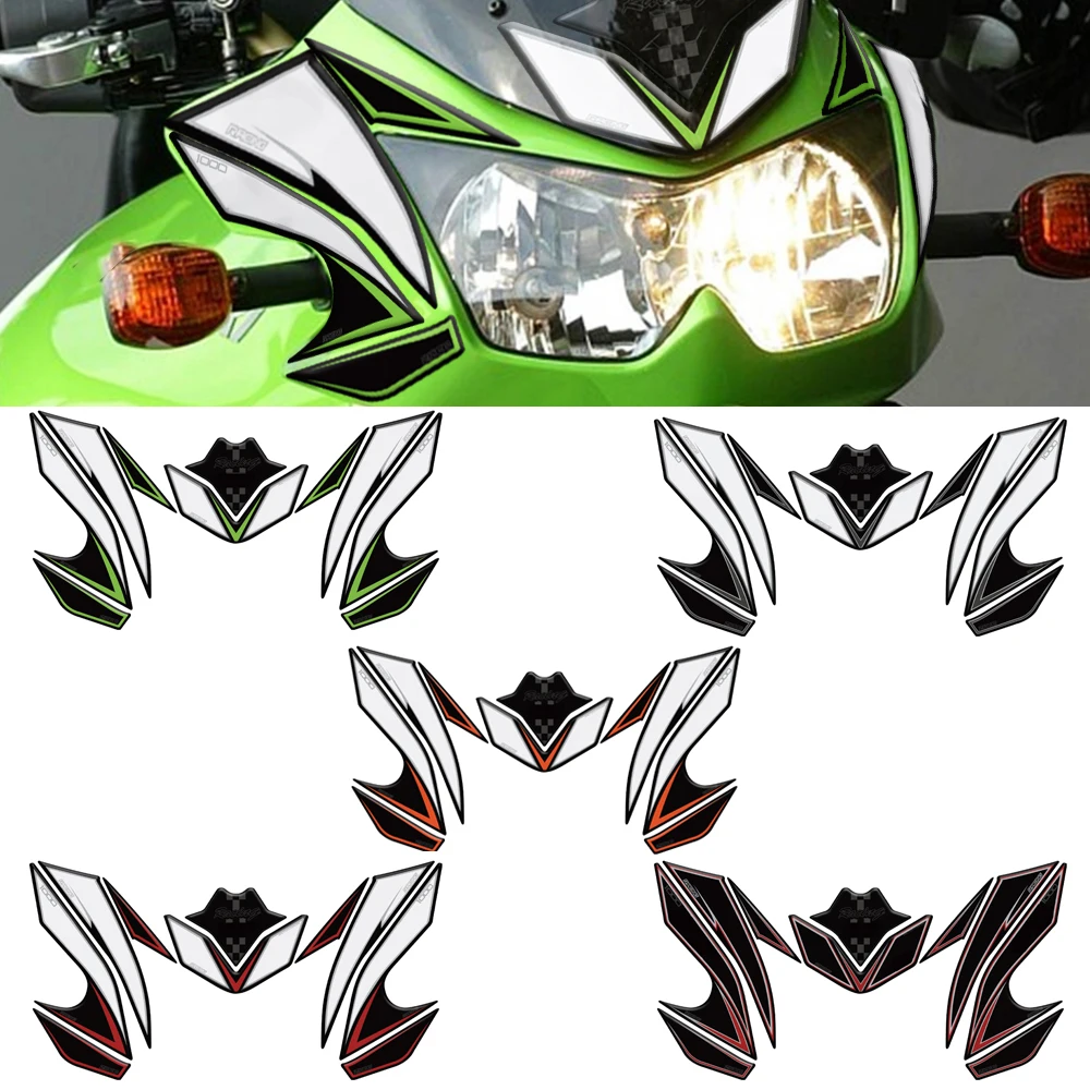 For Kawasaki Z 1000 Z1000 2003 2004 2005 2006 3D Water proof Motorcycle Accessories Front Fairing Sticker Decal Kit
For Kawasaki Z 1000 Z1000 2003 2004 2005 2006 3D Water proof Motorcycle Accessories Front Fairing Sticker Decal Kit