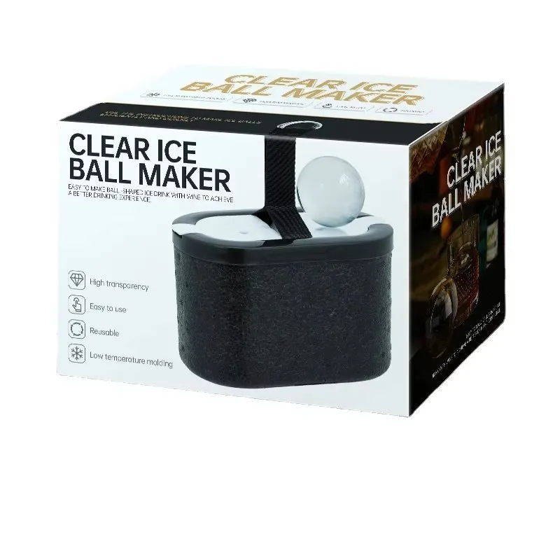 New Bubble-Free Clear Ice Hockey Whiskey Ice Ball Maker Mould Silicone Ice Cubel Maker with Tools Sphere Cube Tray Mould
New Bubble-Free Clear Ice Hockey Whiskey Ice Ball Maker Mould Silicone Ice Cubel Maker with Tools Sphere Cube Tray Mould