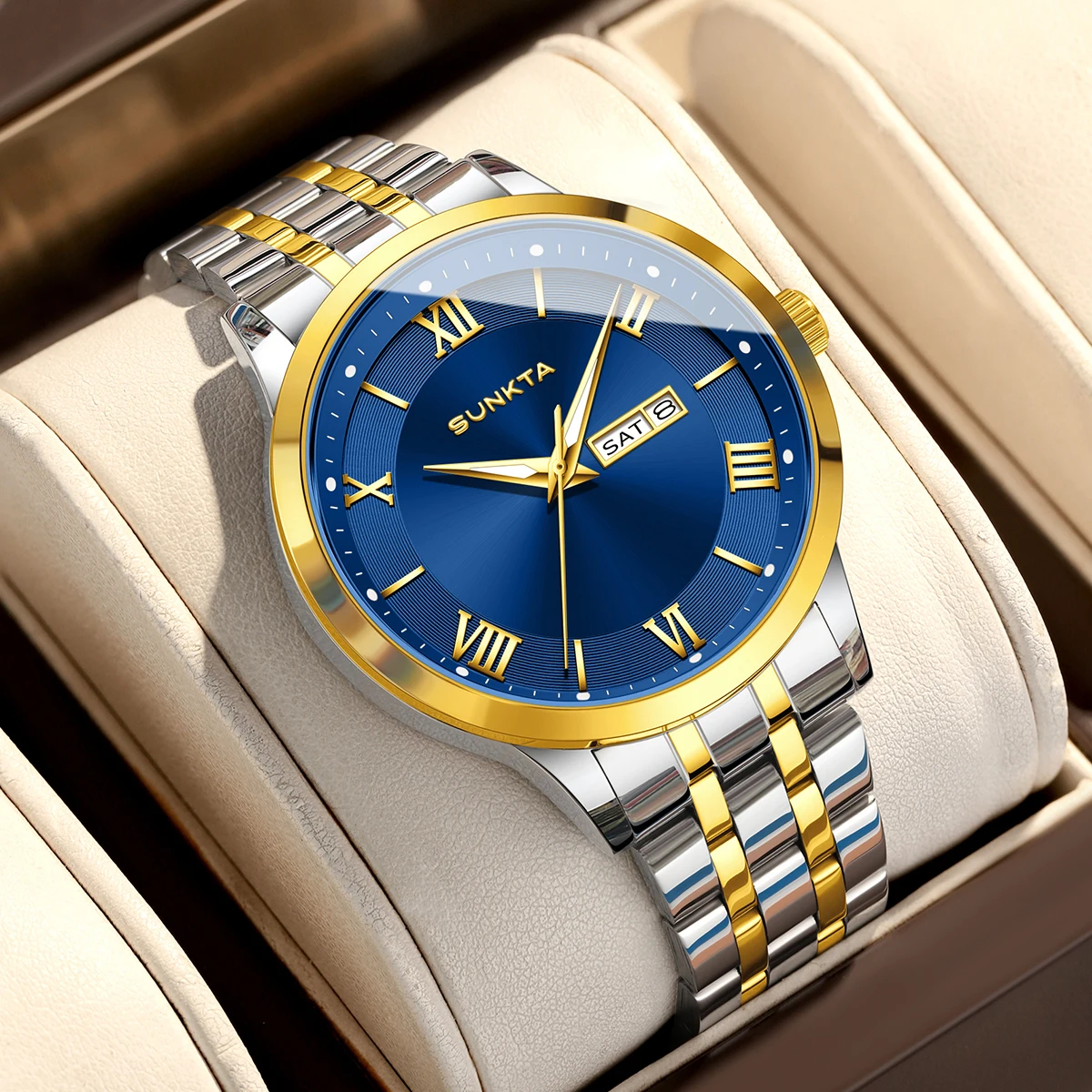 SUNKTA 2026 Men's Watches Waterproof Calendar Night Light Fashion Mens Watches Wrist Luxury Quartz Roman Numeral Reloj Hombre
SUNKTA 2026 Men's Watches Waterproof Calendar Night Light Fashion Mens Watches Wrist Luxury Quartz Roman Numeral Reloj Hombre