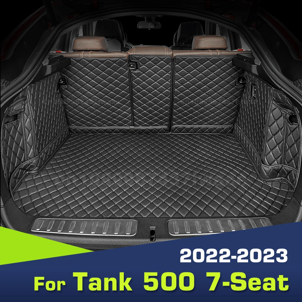Auto Full Coverage Trunk Mat For Tank 500 7-Seat 2022 2023 Leather Car Boot Cover Pad Cargo Liner Interior Protector Accessories
Auto Full Coverage Trunk Mat For Tank 500 7-Seat 2022 2023 Leather Car Boot Cover Pad Cargo Liner Interior Protector Accessories