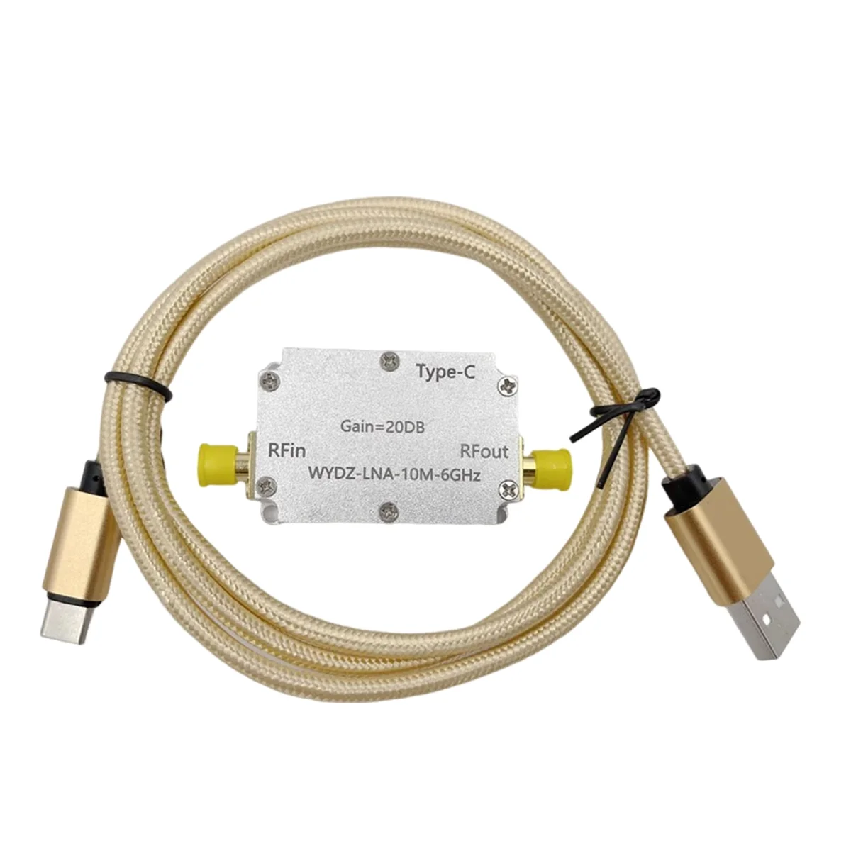 AU47-TYPE-C LAN High Flatness Amplifier 10Mhz-6GHz Gain 20DB RF Signal AMP for HAM SDR Software Radio FM Radio
AU47-TYPE-C LAN High Flatness Amplifier 10Mhz-6GHz Gain 20DB RF Signal AMP for HAM SDR Software Radio FM Radio