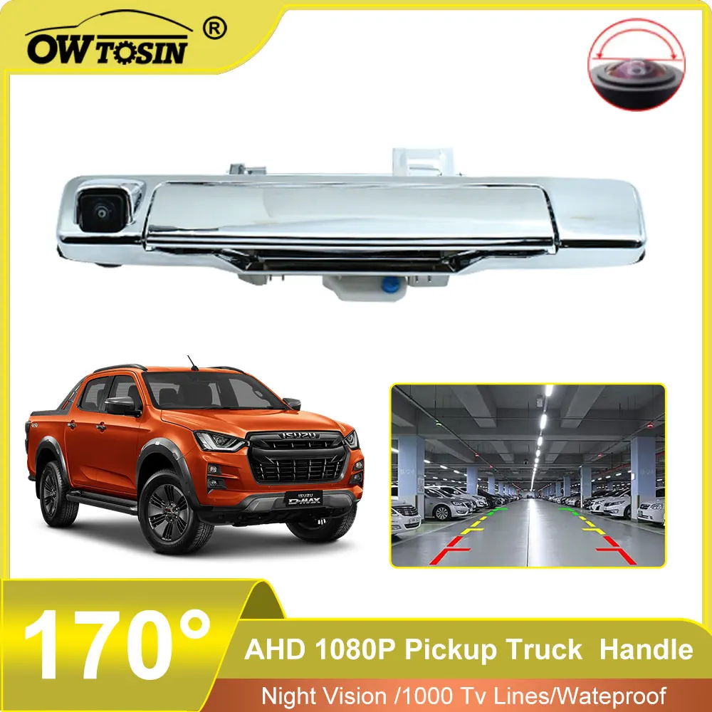 For Isuzu D-max Dmax 2019 2020 2021 2022 2023 Car Camera AHD 1920x1080P 170° Vehicle Pickup Trunk Handle Car Rear View Camera
For Isuzu D-max Dmax 2019 2020 2021 2022 2023 Car Camera AHD 1920x1080P 170° Vehicle Pickup Trunk Handle Car Rear View Camera
