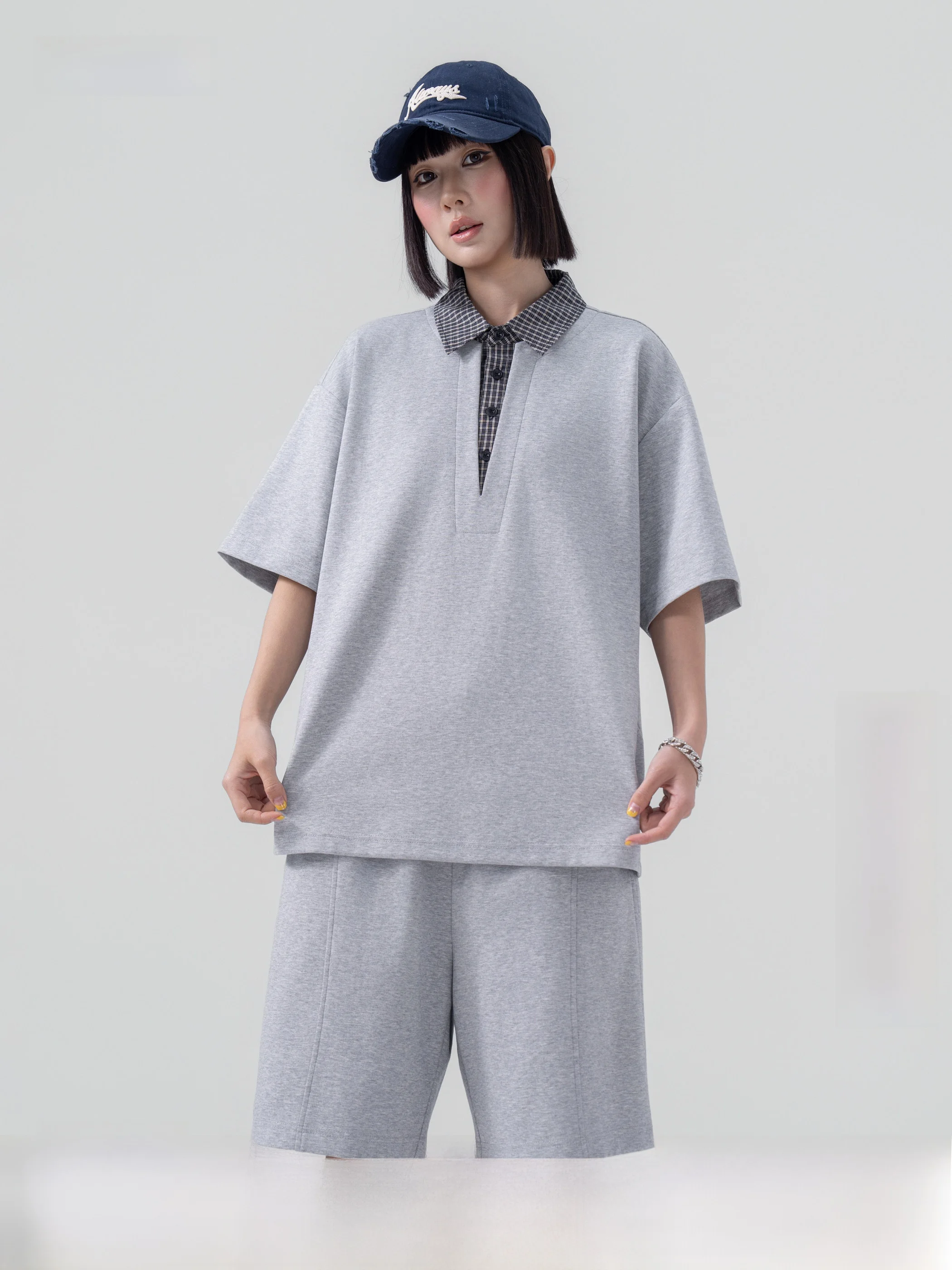 AOGZ American Color Block Shirt Short Sleeve T Set Men Women Summer Breathable Loose Straight Leg Shorts Matching
AOGZ American Color Block Shirt Short Sleeve T Set Men Women Summer Breathable Loose Straight Leg Shorts Matching