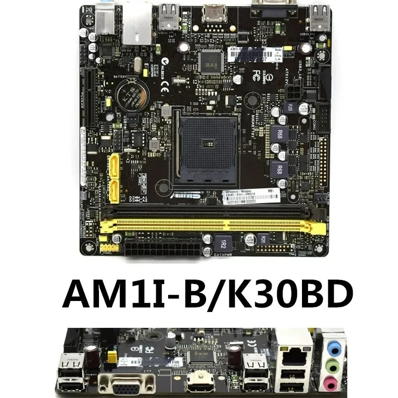 Для ASUS AM1I-A AM1I-BK30BD AM1M-A-E Mini ITX основная плата X4 5350 5370 550
Для ASUS AM1I-A AM1I-BK30BD AM1M-A-E Mini ITX основная плата X4 5350 5370 550