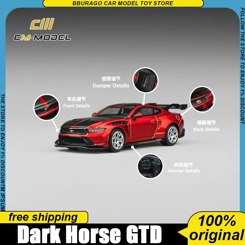 Pre-Sale Cm Model 1:64 Diecast Car Model Dark Horse Replica With Premium Front Rear And Interior Details For Collectors Ornament
Pre-Sale Cm Model 1:64 Diecast Car Model Dark Horse Replica With Premium Front Rear And Interior Details For Collectors Ornament