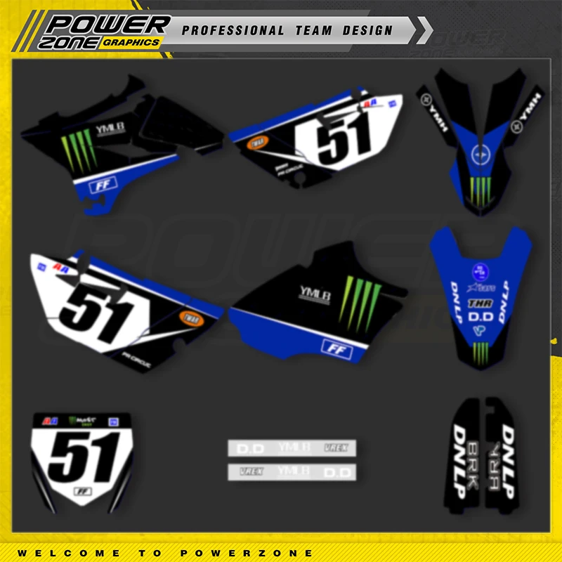 PowerZone Custom Team Graphics Backgrounds Decals For 3M Stickers Kit For YAHAMA YZ85 2015-2021 85cc Number Name Costom 04
PowerZone Custom Team Graphics Backgrounds Decals For 3M Stickers Kit For YAHAMA YZ85 2015-2021 85cc Number Name Costom 04