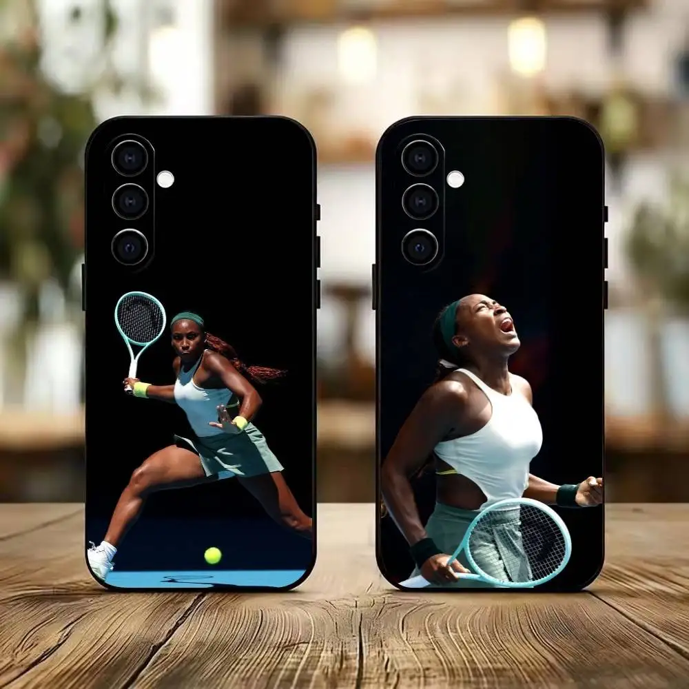 C-Coco Gauff Phone Case For Samsung Galaxy A73,A72,A71,A70,A53,A52,A51,Soft Silicone Black Cover
C-Coco Gauff Phone Case For Samsung Galaxy A73,A72,A71,A70,A53,A52,A51,Soft Silicone Black Cover