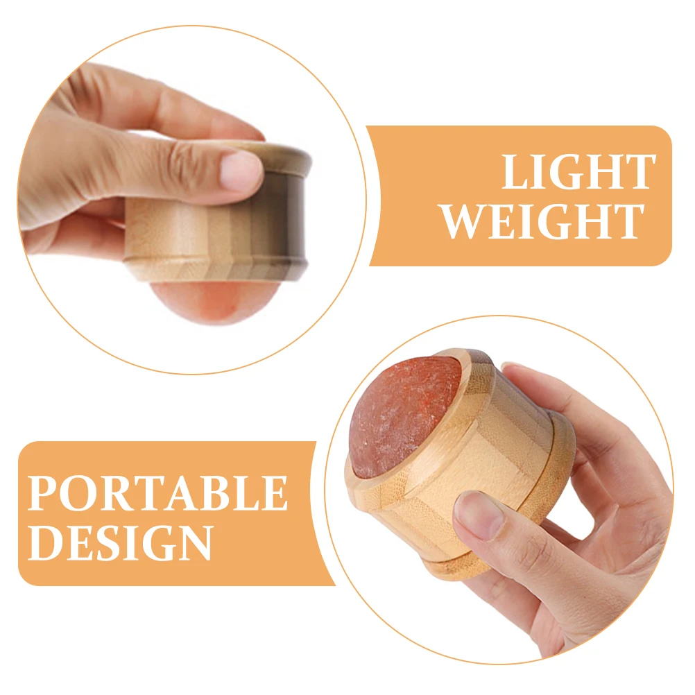 Salt Ball Massage Roller Handheld Body Muscle Salt Shell Bamboo Cover Neck Shoulder Arm Back Leg Massaging
Salt Ball Massage Roller Handheld Body Muscle Salt Shell Bamboo Cover Neck Shoulder Arm Back Leg Massaging