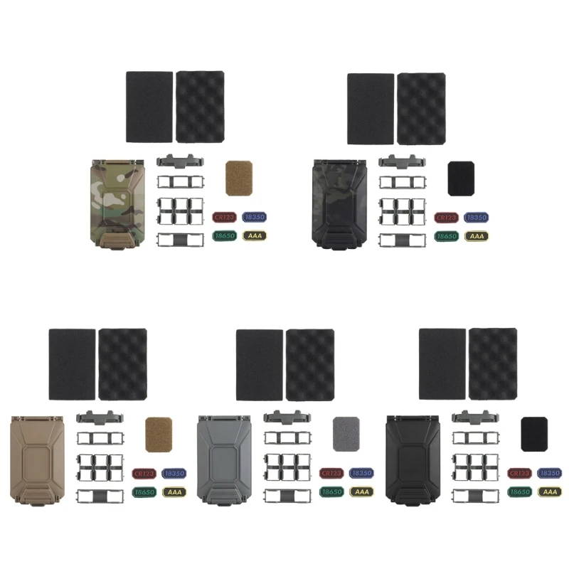 Outdoor Tool Battery Storage Box Nylons Carry Case Practical Hunting Pouches Waterproof Tactic Battery Storage Case
Outdoor Tool Battery Storage Box Nylons Carry Case Practical Hunting Pouches Waterproof Tactic Battery Storage Case