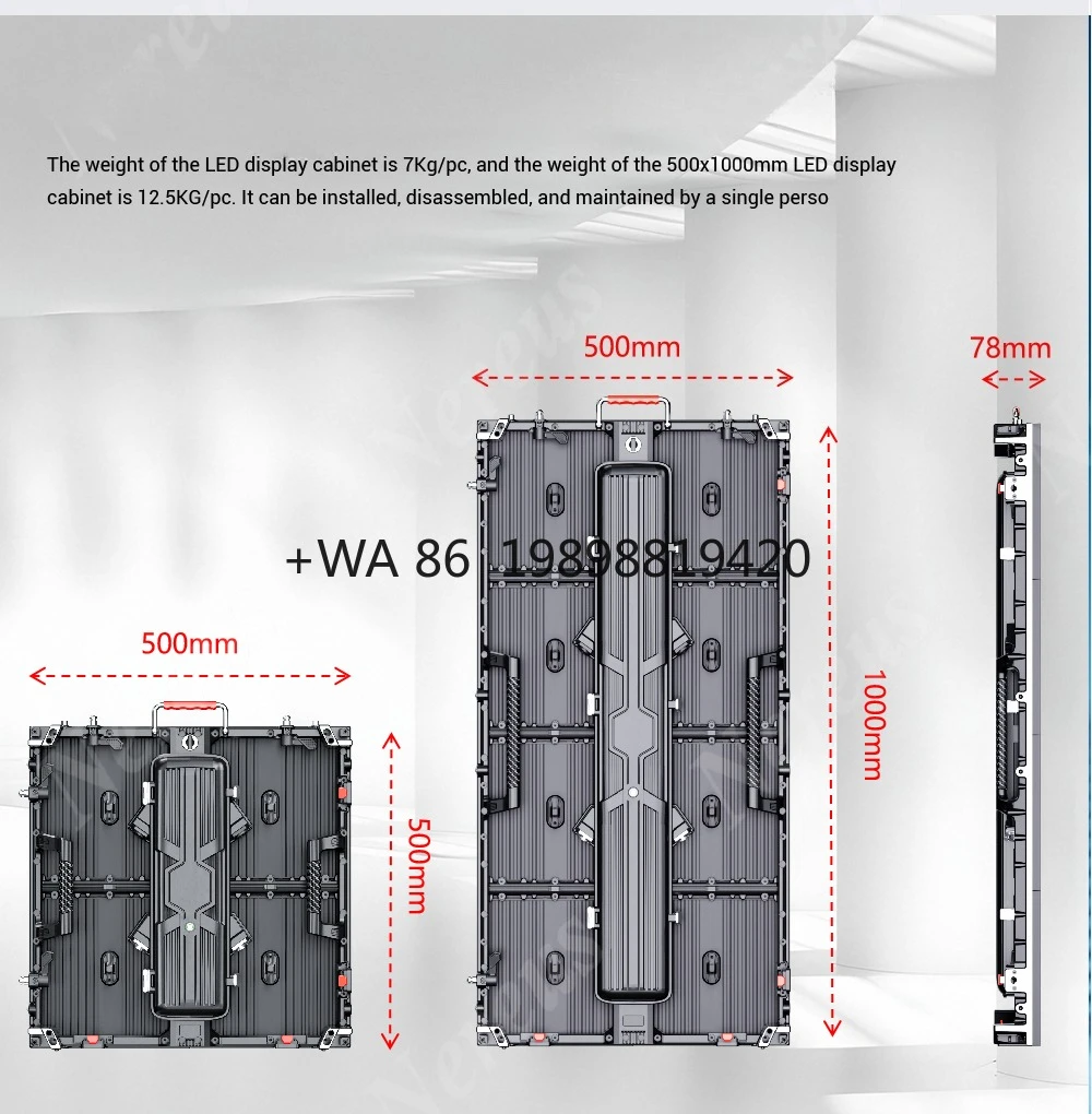 Panel Led Display Solution Customized High Definition Outdoor Led Video Wall IP65 Holographic Innovative Advertising Display
Panel Led Display Solution Customized High Definition Outdoor Led Video Wall IP65 Holographic Innovative Advertising Display