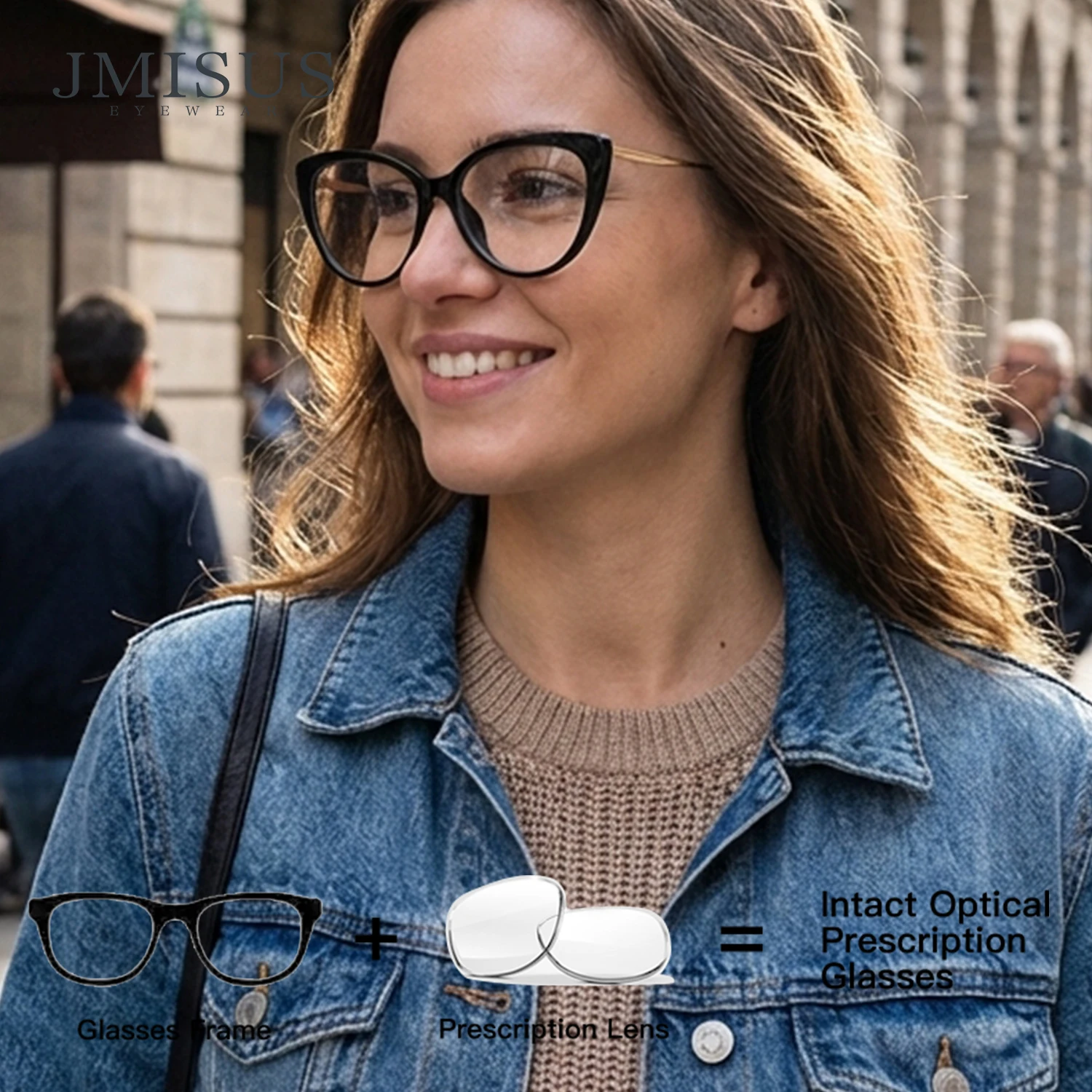JMISUS Retro Cat Eye Prescription Glasses Woman Square Optical Eyeglasses for High-quality TR90 Anti Blue Light Photochromic
JMISUS Retro Cat Eye Prescription Glasses Woman Square Optical Eyeglasses for High-quality TR90 Anti Blue Light Photochromic