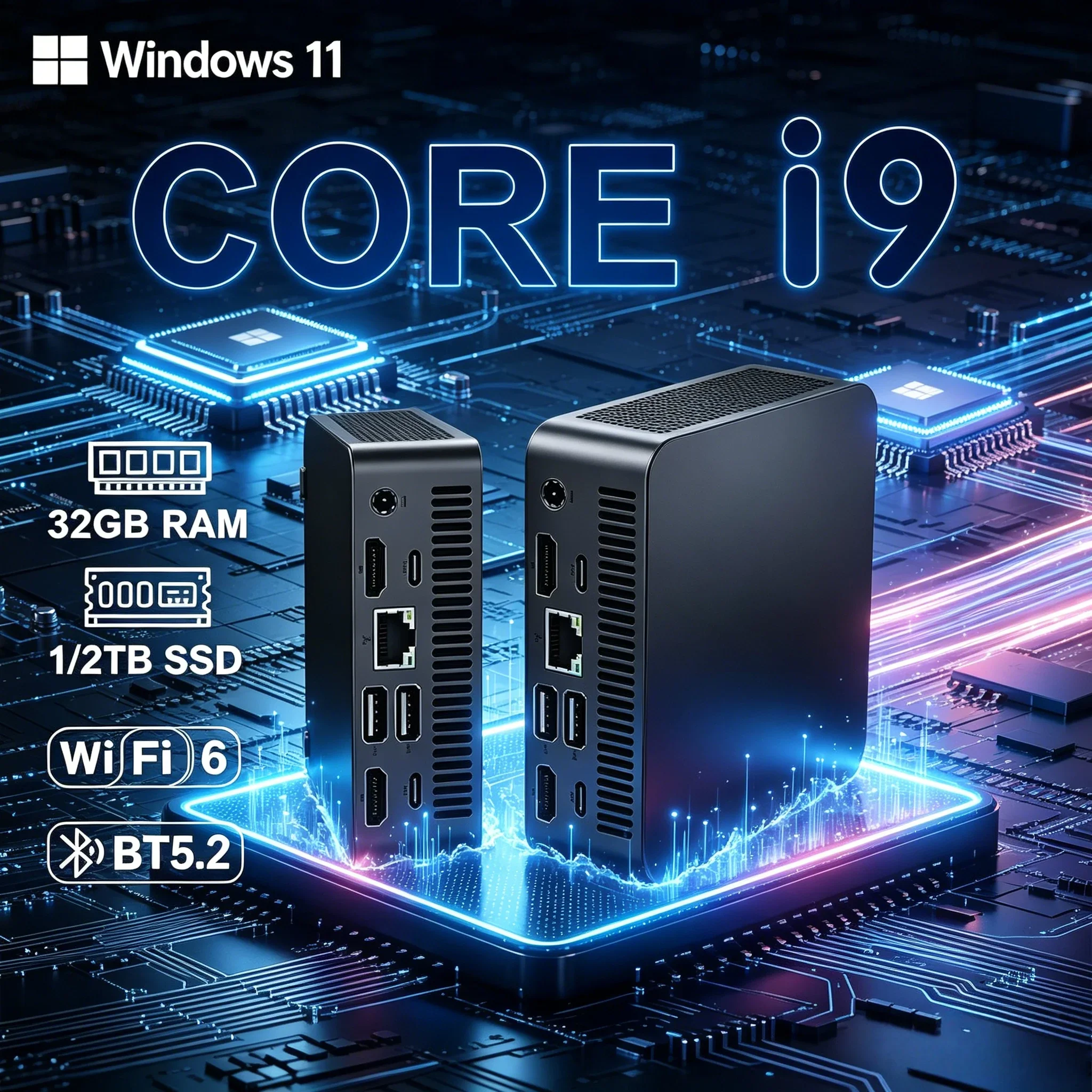 Slim Compact Mini Gaming PC Long Service Life With Official Warranty Home Theater Mini Host
Slim Compact Mini Gaming PC Long Service Life With Official Warranty Home Theater Mini Host