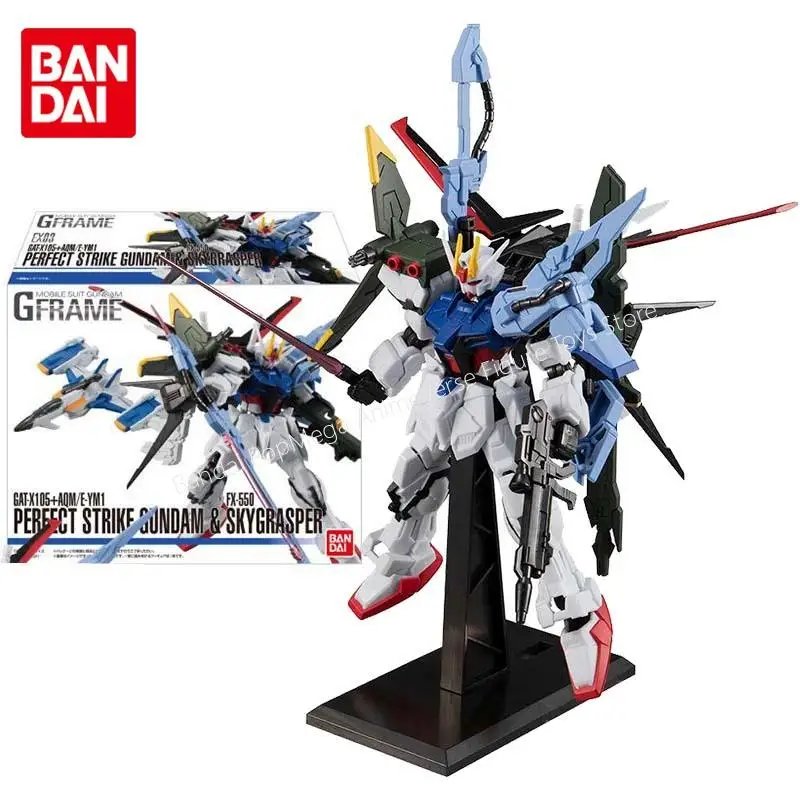 Bandai Gundam Model Kit Anime Figure G FRAME GAT-X105 Pereect Strike Skygrasper Gunpla Anime Action Figure Toys for Children
Bandai Gundam Model Kit Anime Figure G FRAME GAT-X105 Pereect Strike Skygrasper Gunpla Anime Action Figure Toys for Children