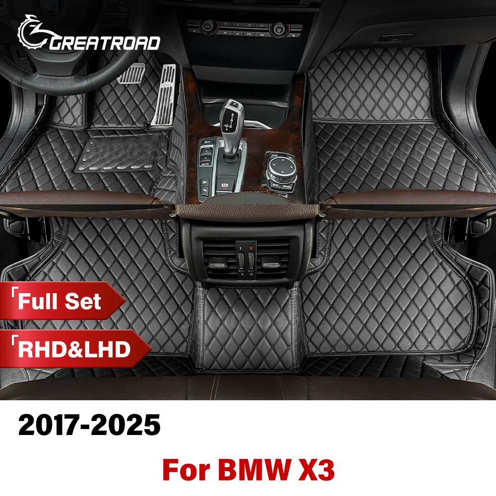 Для BMW X3 2017-2025 2024 2023 2022 2021 2020 2019 2018 автомобильные коврики на заказ автомобильный ковер чехол аксессуары для интерьера
Для BMW X3 2017-2025 2024 2023 2022 2021 2020 2019 2018 автомобильные коврики на заказ автомобильный ковер чехол аксессуары для интерьера