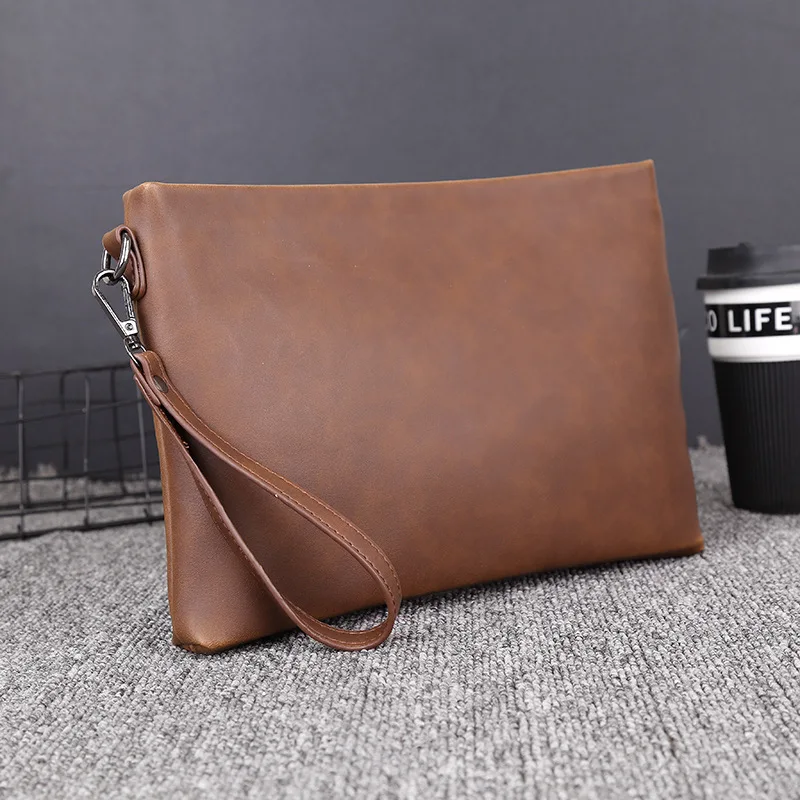 Luxury Clutch Men Handbags Vintage Soft Leather Clutches for Men Waist Bags Large Capacity Envelope Bag IPAD Clutch Hand Bags
Luxury Clutch Men Handbags Vintage Soft Leather Clutches for Men Waist Bags Large Capacity Envelope Bag IPAD Clutch Hand Bags