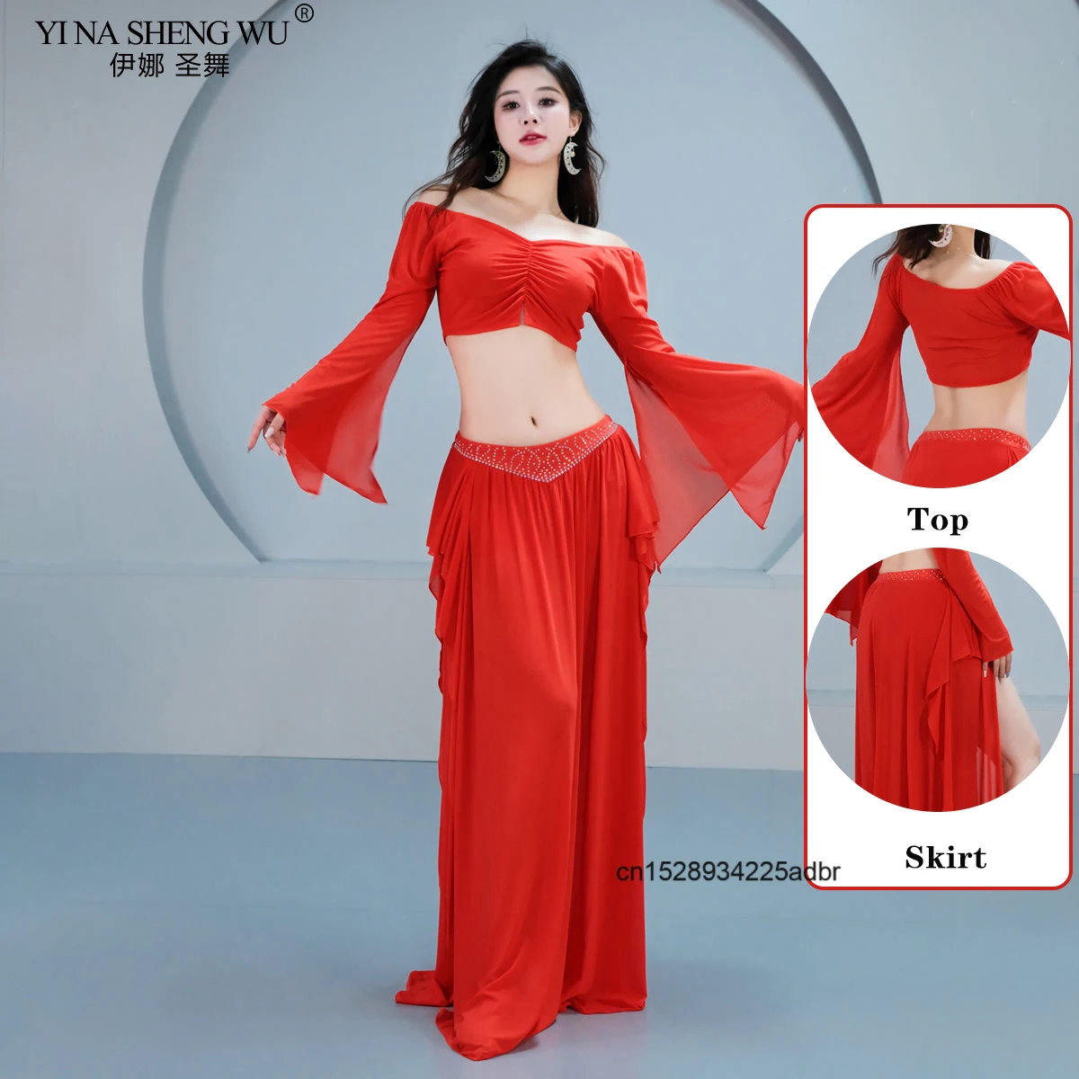 Костюм для танца живота, летний костюм для восточного танца, новый тренировочный костюм с длинными рукавами, профессиональный танцевальный костюм
Костюм для танца живота, летний костюм для восточного танца, новый тренировочный костюм с длинными рукавами, профессиональный танцевальный костюм