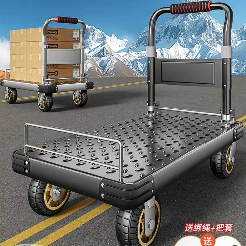 Steel plate trolley Pull goods trolley Loader Home portable trailer Folding small trolley Hand Flat truck
Steel plate trolley Pull goods trolley Loader Home portable trailer Folding small trolley Hand Flat truck