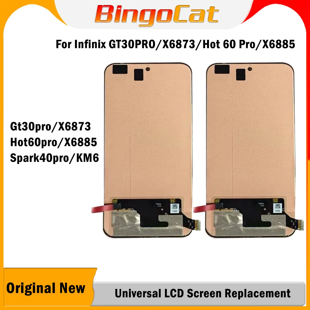 Universal Original Amoled For Infinix Hot 60Pro X6885 Gt30pro X6873 Spark 40pro LCD Display Screen Touch Digitizer Panel Display
Universal Original Amoled For Infinix Hot 60Pro X6885 Gt30pro X6873 Spark 40pro LCD Display Screen Touch Digitizer Panel Display