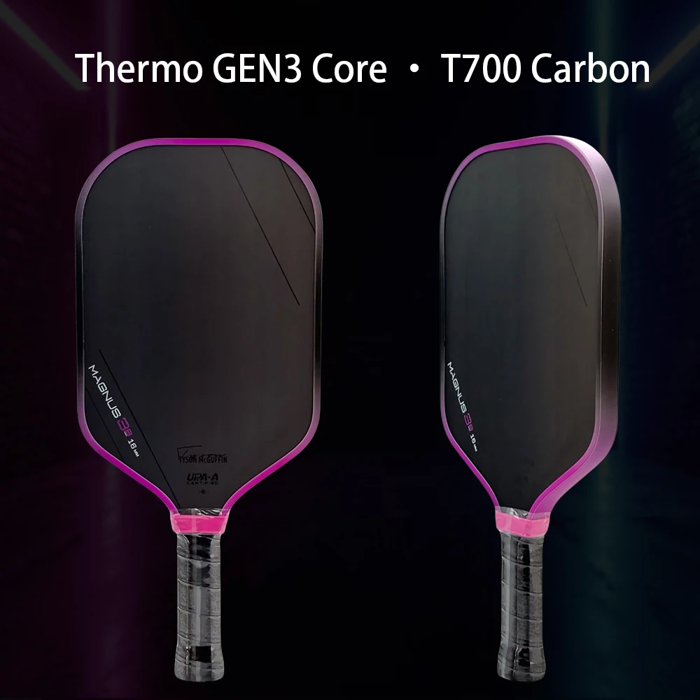 Ben Johns Signature Pink Perses 3S Paddle - 16mm GEN3 Core W/ T700 Carbon Fi & EVA Foam Edge for Pro Power Control
Ben Johns Signature Pink Perses 3S Paddle - 16mm GEN3 Core W/ T700 Carbon Fi & EVA Foam Edge for Pro Power Control