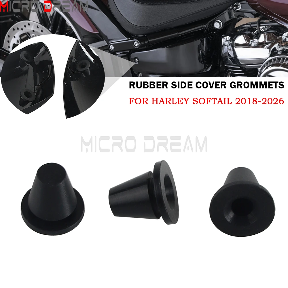 Motorcycle Side Battery Rubber Side Cover Grommets Gasket For Harley Softail Low Rider Street Fat Bob Deluxe Breakout 2018-2026
Motorcycle Side Battery Rubber Side Cover Grommets Gasket For Harley Softail Low Rider Street Fat Bob Deluxe Breakout 2018-2026