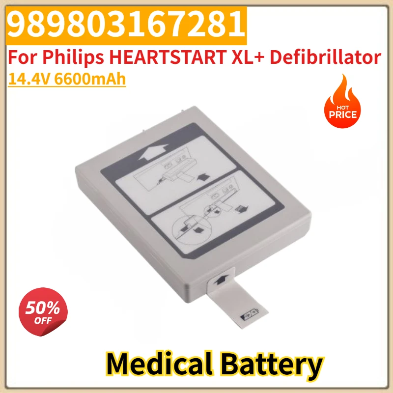 989803167281 High Quality Medical Battery 14.4V 6600mAh for Philips HEARTSTART XL+ Defibrillator Brand New Replacement Battery
989803167281 High Quality Medical Battery 14.4V 6600mAh for Philips HEARTSTART XL+ Defibrillator Brand New Replacement Battery