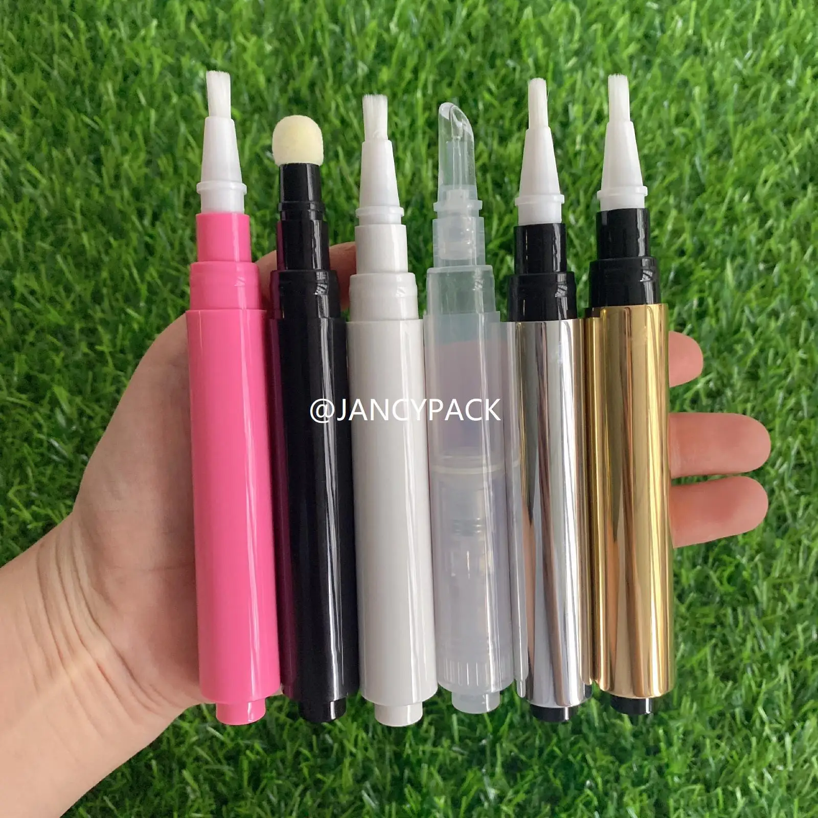 5 мл пластиковый косметический контейнер из белого золота, сыворотка для роста ресниц, жидкая крутая масляная ручка для кутикулы, блеск для губ, вращающаяся упаковочная ручка
5 мл пластиковый косметический контейнер из белого золота, сыворотка для роста ресниц, жидкая крутая масляная ручка для кутикулы, блеск для губ, вращающаяся упаковочная ручка