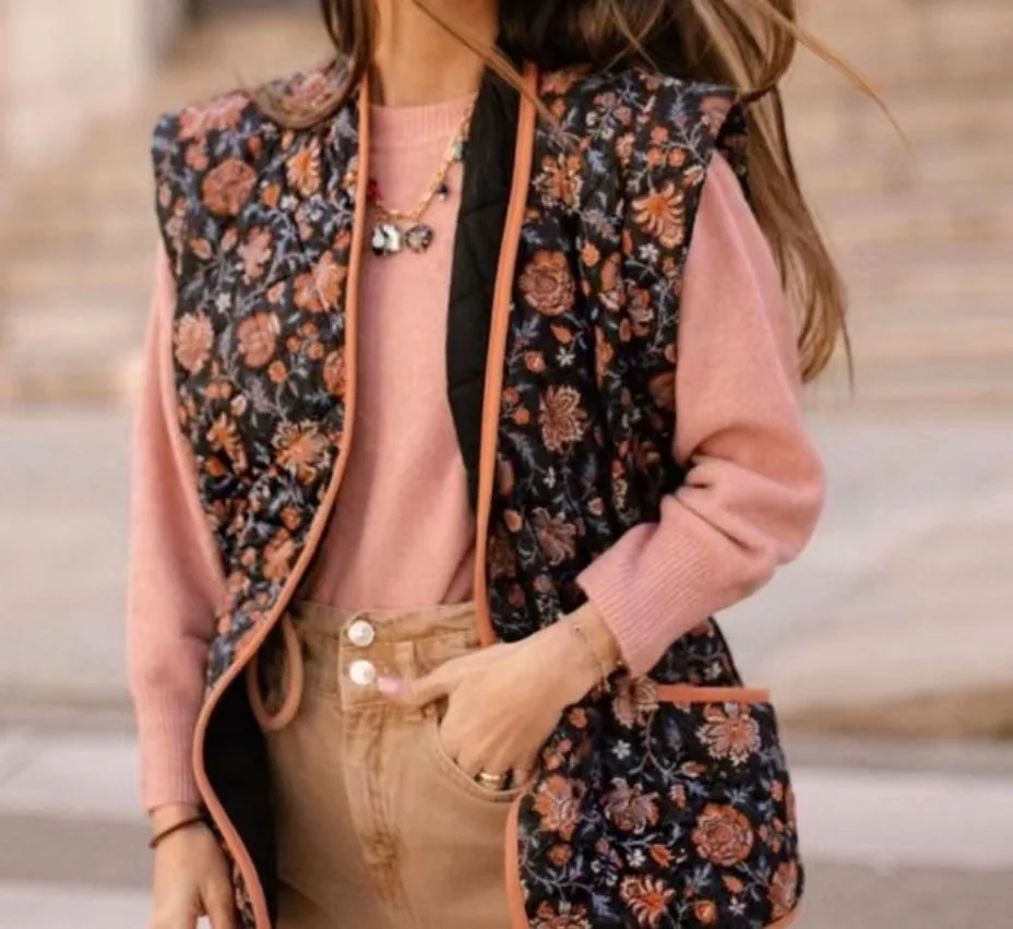 New Autumn And Winter Women's Clothing European And American Style Fashionable Contrasting Color Waist Style Versatile Vest Jack
New Autumn And Winter Women's Clothing European And American Style Fashionable Contrasting Color Waist Style Versatile Vest Jack