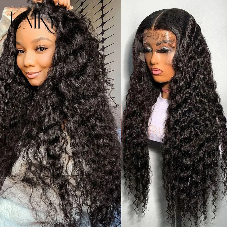 HD Transparent Lace Frontal Wigs Deep Wave Wig 13x4 13x6 Lace Front Human Hair Wigs For Women Pre Plucked 5x5 Lace Closure Wig
HD Transparent Lace Frontal Wigs Deep Wave Wig 13x4 13x6 Lace Front Human Hair Wigs For Women Pre Plucked 5x5 Lace Closure Wig