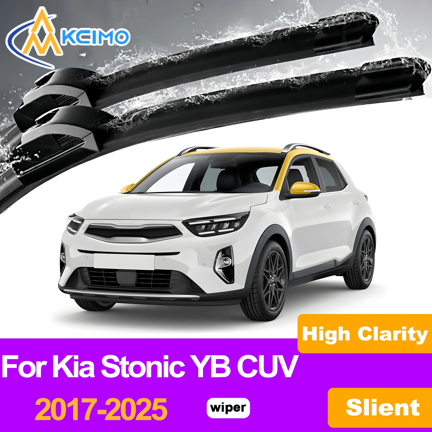 KCIMO 2PCS Front Windshield Wiper Blades For Kia Stonic YB CUV 2017-2025, Rain Snow Fog Resistant Automotive Replacement Wipers
KCIMO 2PCS Front Windshield Wiper Blades For Kia Stonic YB CUV 2017-2025, Rain Snow Fog Resistant Automotive Replacement Wipers