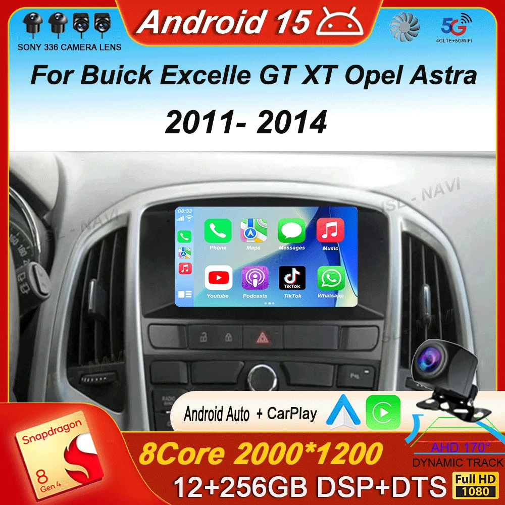 Car Radio Android 15 Carplay Android Auto For Buick Excelle GT XT Opel Astra J 2011 2012 2013 2014 Stereo Car Multimedia Player
Car Radio Android 15 Carplay Android Auto For Buick Excelle GT XT Opel Astra J 2011 2012 2013 2014 Stereo Car Multimedia Player