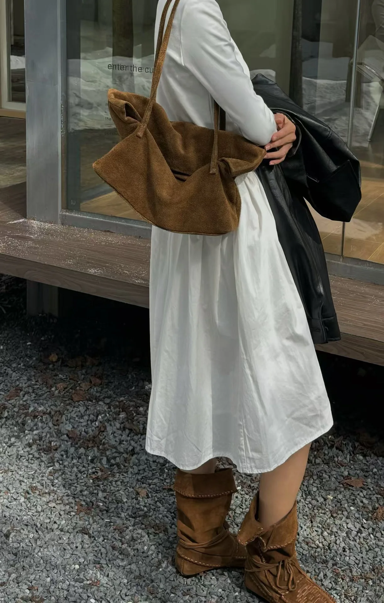 FIRMRANCH Autumn/Winter Relaxed Lazy Style Horizontal Square High-Quality Suede Grain Retro Women's Singleer Armpit Bag Tote
FIRMRANCH Autumn/Winter Relaxed Lazy Style Horizontal Square High-Quality Suede Grain Retro Women's Singleer Armpit Bag Tote