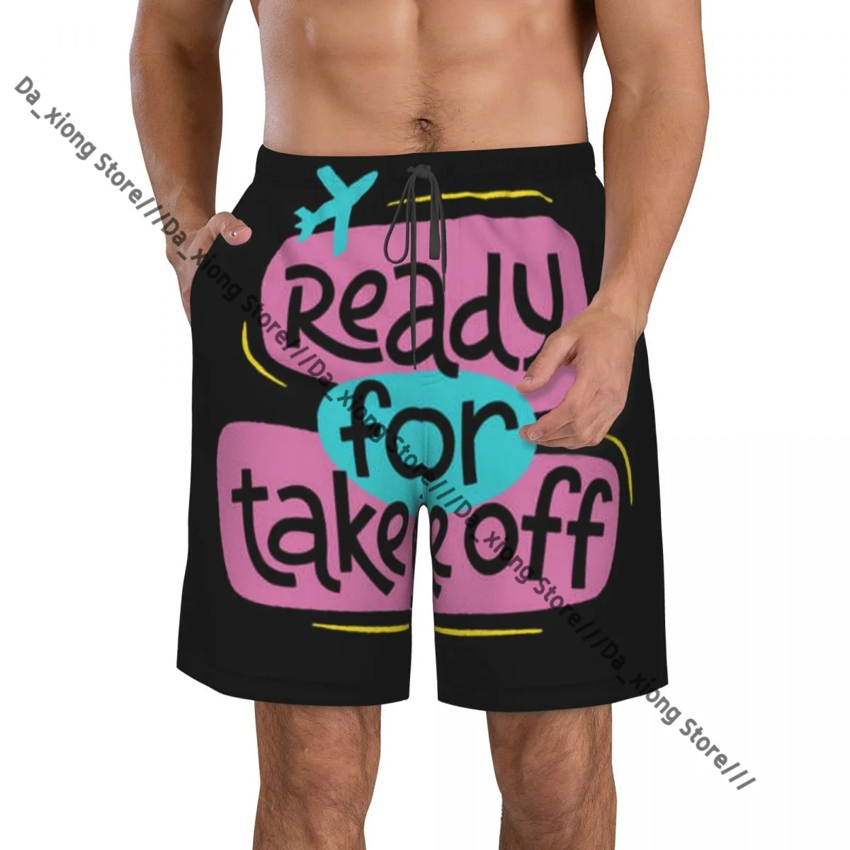 Mens Swimwear Swim Short Trunk Travel-inspiration Ready For Take Off Beach Board Shorts Swimming Surffing shorts
Mens Swimwear Swim Short Trunk Travel-inspiration Ready For Take Off Beach Board Shorts Swimming Surffing shorts