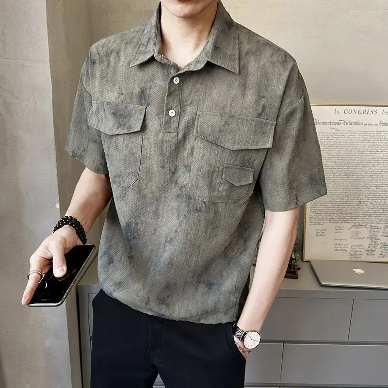 Men's Short Sleeve Shirt Summer Fashion Trendy Loose Casual Comfortable Breathable Stylish Modern Relaxed Fit for Daily Wear
Men's Short Sleeve Shirt Summer Fashion Trendy Loose Casual Comfortable Breathable Stylish Modern Relaxed Fit for Daily Wear