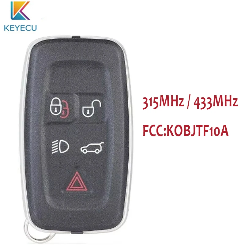 KEYECU Smart Remote Car Key Fob for Land Rover LR4 Range Rover Evoque Sport 2010-2015 315MHz / 433MHz 5BLR020365, LR024070
KEYECU Smart Remote Car Key Fob for Land Rover LR4 Range Rover Evoque Sport 2010-2015 315MHz / 433MHz 5BLR020365, LR024070