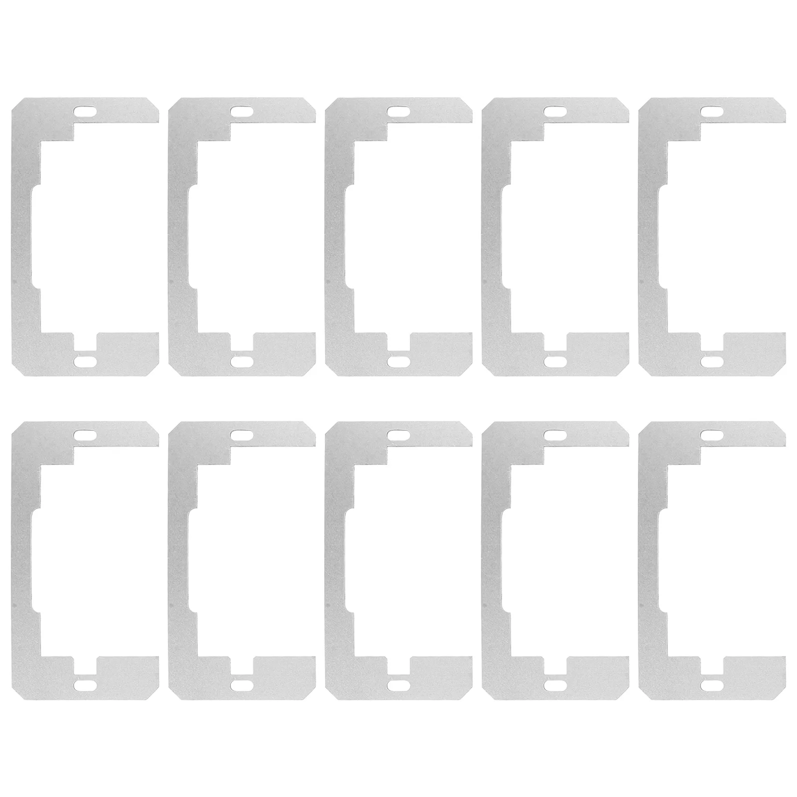 10 Pcs Wall Panel Spacers Electrical Outlet Outlets for Screws Power Switch Bracket Plate
10 Pcs Wall Panel Spacers Electrical Outlet Outlets for Screws Power Switch Bracket Plate